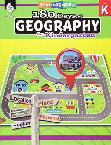 180 Days of Geography for Third Grade workbook cover