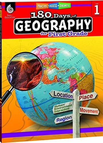180 Days of Geography for Fourth Grade workbook cover