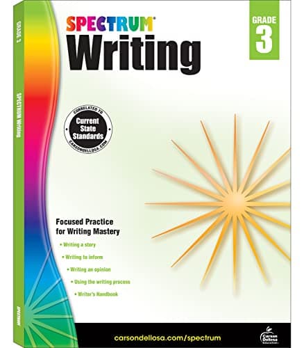 Spectrum Writing Workbook Grade 3 cover